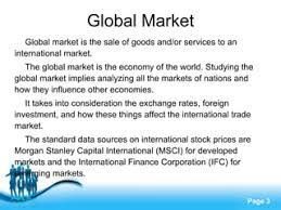 The Importance of Global News on Domestic Markets