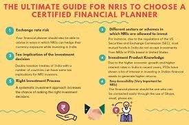 The Role of Financial Advisors and Portfolio Managers for NRIs