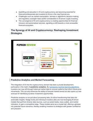 The Future of AI in Financial Market Regulation and Oversight