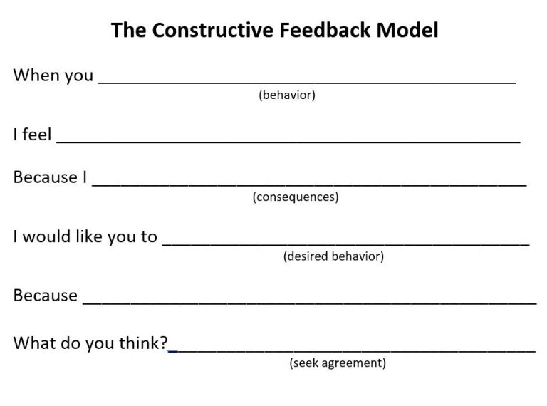 How to Seek and Utilize Constructive Feedback