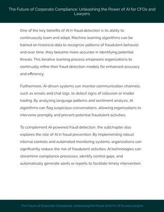 Training AI Systems with Historical Data on Insider Trading Patterns