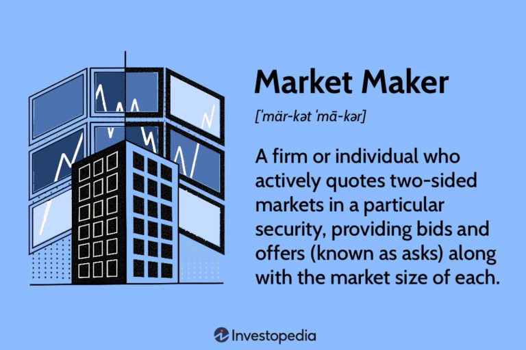 The Role of Market Makers in Providing Liquidity