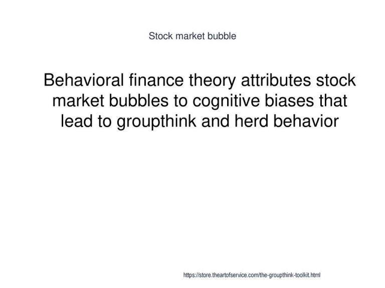 Behavioral Finance: Cognitive Biases That Contribute to Bubbles