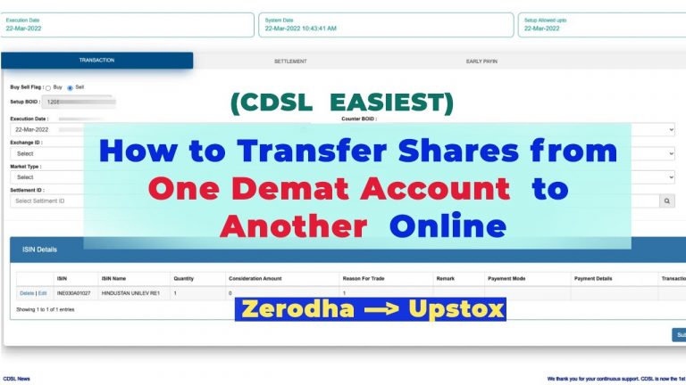 How to Transfer Shares Through Demat Accounts